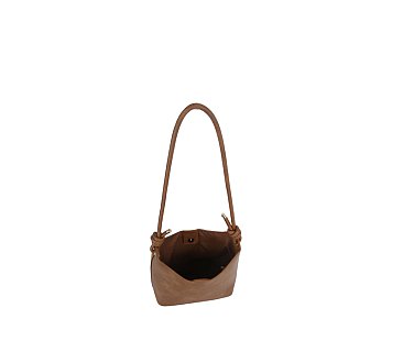 Knotted Handle 2-in-1 Bucket Shoulder Bag