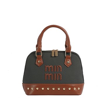 min min Canvas Dome Satchel