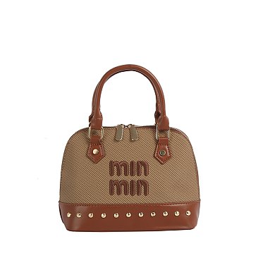 min min Canvas Dome Satchel