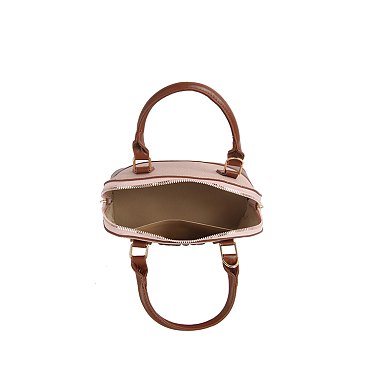 min min Canvas Dome Satchel