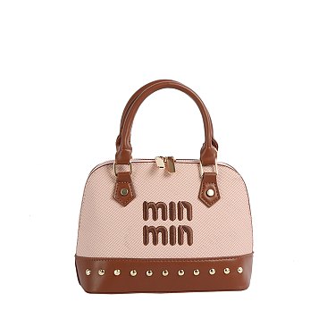 min min Canvas Dome Satchel