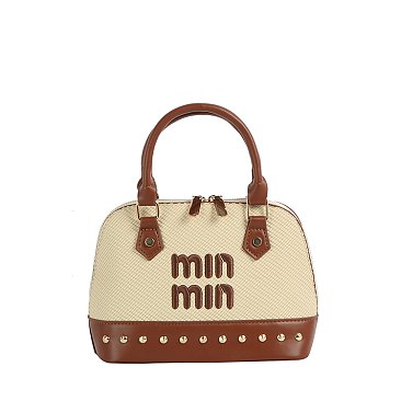min min Canvas Dome Satchel
