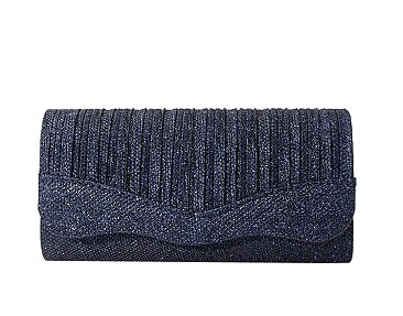 Glitter Satin Clutch