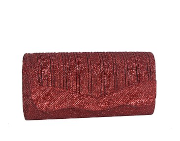 Glitter Satin Clutch