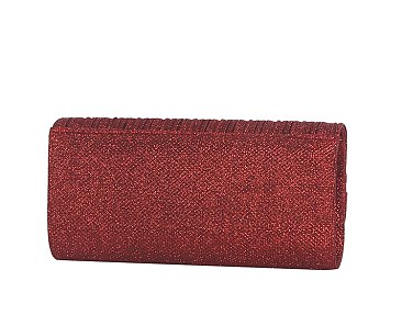 Glitter Satin Clutch