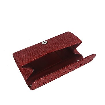Glitter Satin Clutch