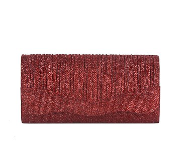 Glitter Satin Clutch