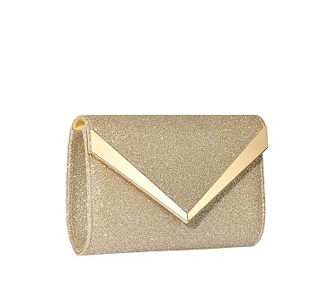 Glitter Envelope Clutch