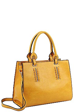 TRENDY SATHCEL WITH LONG STRAP