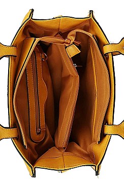 TRENDY SATHCEL WITH LONG STRAP