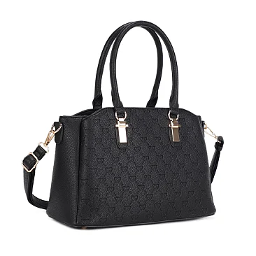 wholesale Embossed Multi-Compartment Satchel Bag