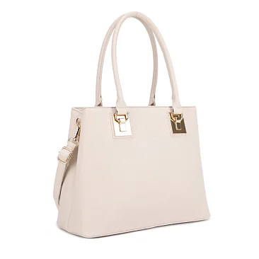 beige Tall Boutique Quality Satchel
