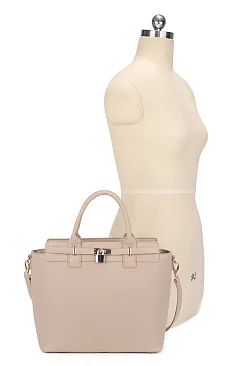 2-in-1 Padlock Bucket / Satchel set with wallet