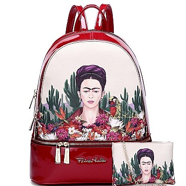 FRIDA KAHLO CACTUS SERIES 2 IN 1 BACKPACK
