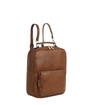 Trolley sleeve convertible backpack