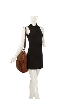 Trolley sleeve convertible backpack
