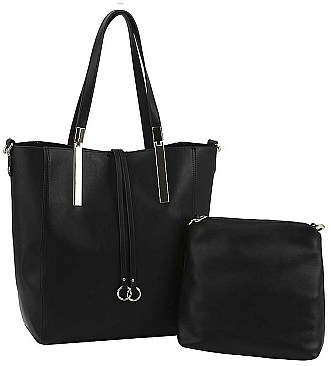 2IN1 FASHION STYLISH TOTE BAG WITH MINI BAG SET