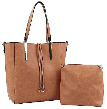 2IN1 FASHION STYLISH TOTE BAG WITH MINI BAG SET