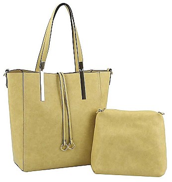 2IN1 FASHION STYLISH TOTE BAG WITH MINI BAG SET