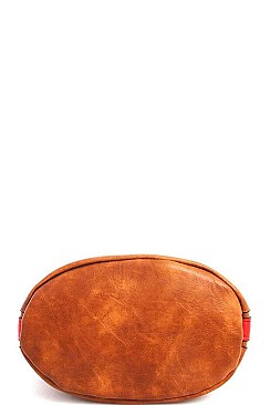 Classy Smooth PU Leather Fashion Chic Tasseled Hobo Bag JY-FN-0002