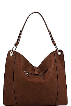 STYLISH TASSEL ACCENT HOBO BAG