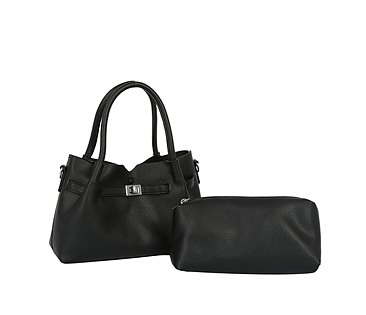 Pebbled 2-in-1 Satchel