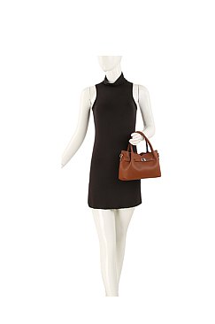 Pebbled 2-in-1 Satchel