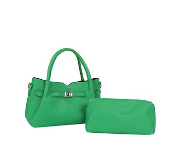 Pebbled 2-in-1 Satchel