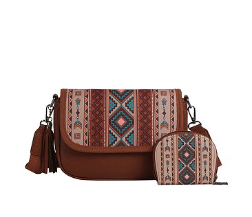 Aztec Tribal 2-in-1 Crossbody Bag