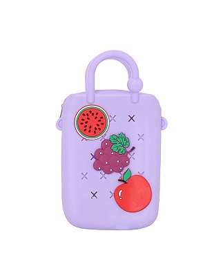 Silicon Mini Handbag Guitar Strap Charm Crossbody Bag