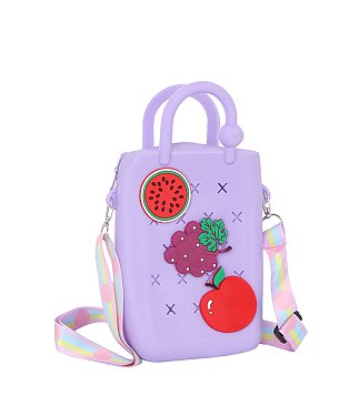 Silicon Mini Handbag Guitar Strap Charm Crossbody Bag