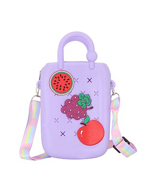 Silicon Mini Handbag Guitar Strap Charm Crossbody Bag
