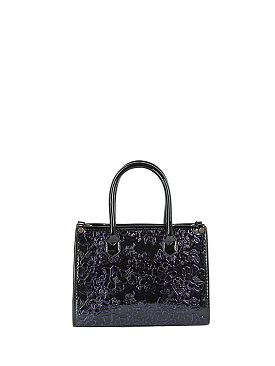 Embossed Flower 3-in-1 Satchel Set