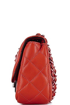 LINKED CHAIN CROSSBODY BAG