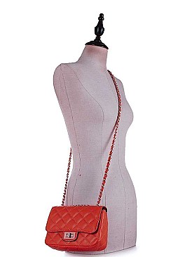 LINKED CHAIN CROSSBODY BAG