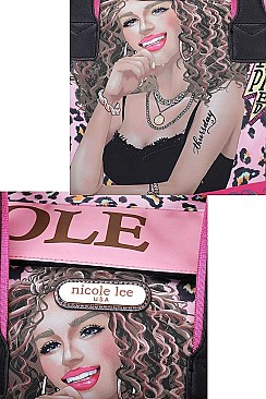Nicole Lee OVER SIZE COMPLETE OPEN GYM BAG