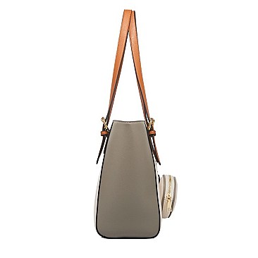 3 IN 1 TRENDY GEOMETRIC TOTE SET