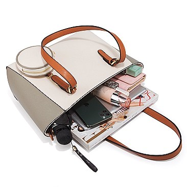 3 IN 1 TRENDY GEOMETRIC TOTE SET