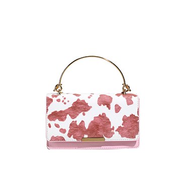 Cow Flap Mini Clutch Handbag