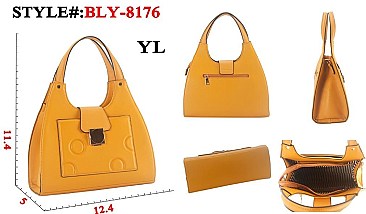 MAGNETIC-LOCK MULTI-COMPARTMENT SATCHEL
