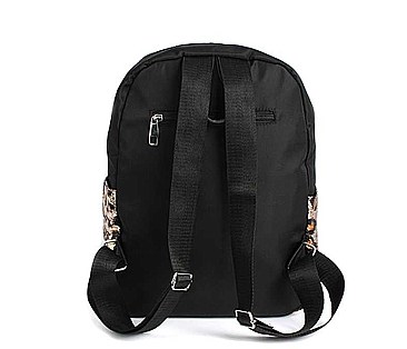 FASHION LEOPARD SKIN PRINT BACKPACK