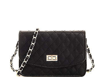 CHIC MODERN PRINCESS STITCHED CROSSBODY BAG