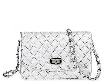 CHIC MODERN PRINCESS STITCHED CROSSBODY BAG