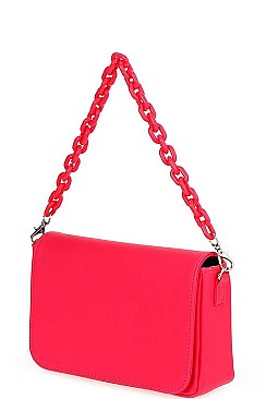 CHIC COLOR CHAIN FASHION SHOULDER BAG JYHD-3425