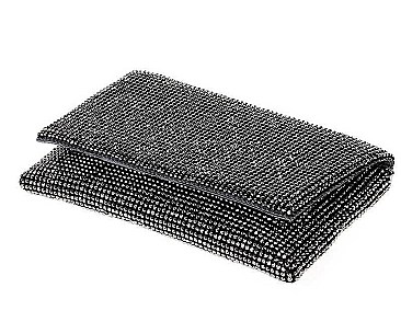 FASHION MULTI RHINESTONE SEQUENCES CLUTCH WITH CHAIN