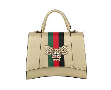 Queen Bee Stripe 2-in-1 Satchel -Set