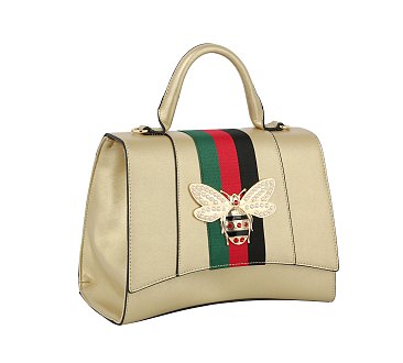 Queen Bee Stripe 2-in-1 Satchel -Set