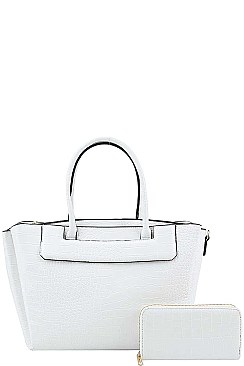 2 IN 1 SATCHEL WITH MATCHING WALLET