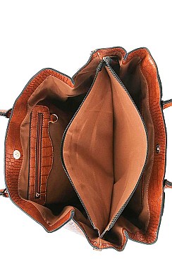 2 IN 1 SATCHEL WITH MATCHING WALLET