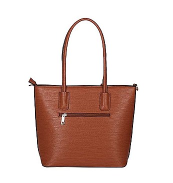 2 IN 1 FASHION TASSEL HANDLE TOTE BAG SET